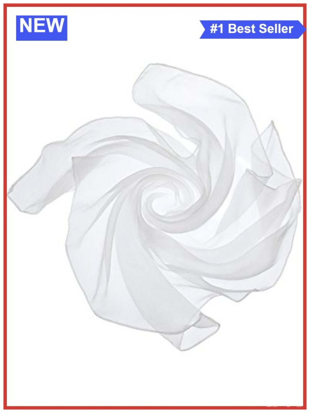 Chiffon Scarf Women Square Handkerchief Satin Ribbon Neckerchief Lightweight